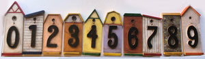 Bird House Large House Numbers