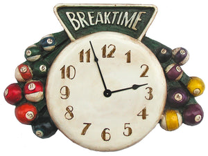 Breaktime Pool Table Clock