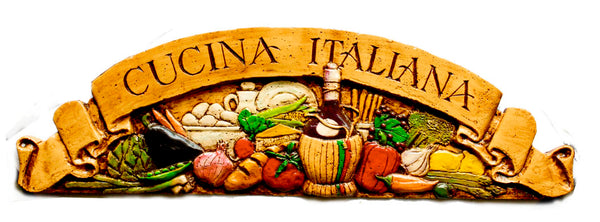 Cucina Italiana Door Topper Wall Plaque