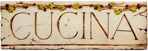 Cucina wall plaque for Italian and Tuscan Kitchen decorating  item 536D