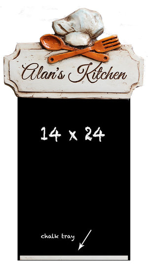 Custom Chef Kitchen Chalkboard