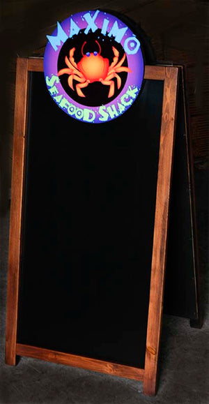 Custom Logo Sign Chalkboard