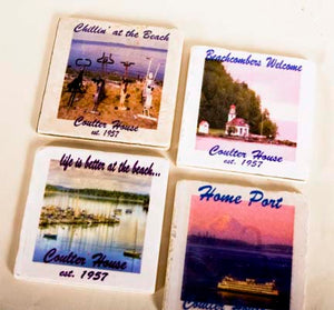 Custom Photo Stone Coasters DISCONTINUED DUE TO HIGH MARBLE COSTS