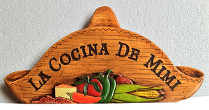 Custom Spanish Sombrero Sign