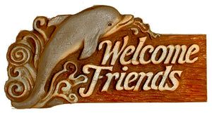 Dolphin Wall Art Welcome sign