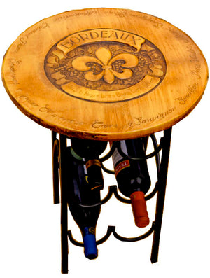 French Bordeaux Wine Serving Table