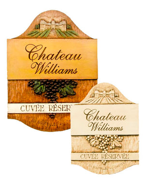 French Decor Personalized Chateau Sign