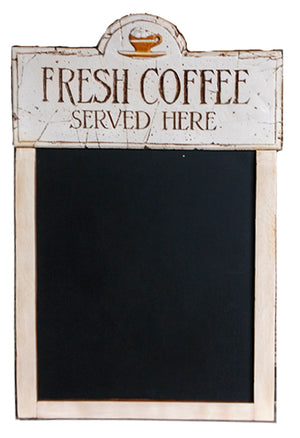 Fresh Coffee Menu board chalkboard