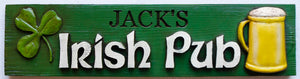 Irish Pub Sign Personalized with a Name