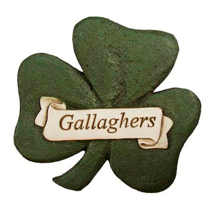 Irish shamrock personalized plaque  item 1133B