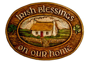 IRISH WELCOME SIGN  Blessing Plaque