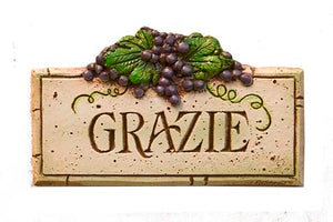 Italian Grazie wall sign item 448