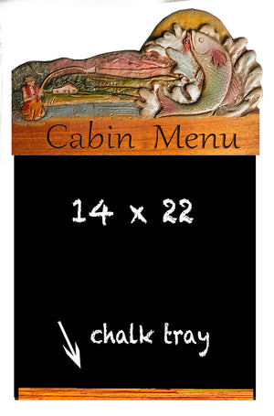 Lake Cabin Personalized Kitchen Chalkboard