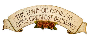 Love of Family wall decor door topper  item 514C