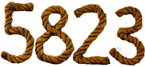 Nautical Rope house numbers ITEM 969A