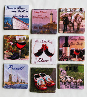 Personalized Custom Marble Coasters-set of 4 DISCONTINUED DUE TO HIGH MARBLE COSTS