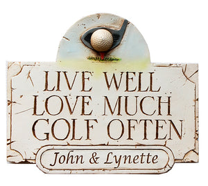 Personalized Golf Sign