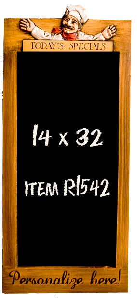 Personalized Restaurant or Kitchen Blackboard Chalkboard  item  R1542