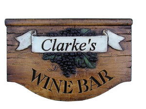 Personalized Wine Bar Sign  # 592B