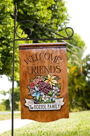 Personalized Flower Yard Sign