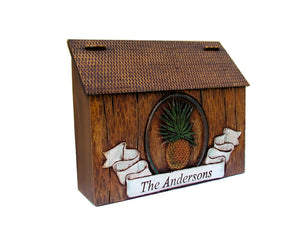 Pineapple Country Style Personalized Mailbox  item 727A