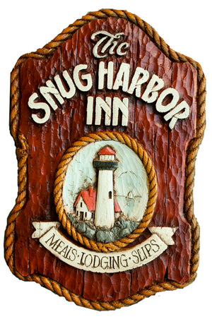 Snug Harbor Inn Nautical  Pub sign  item 304