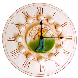 Golf Decor Tee Time Clock  item 153