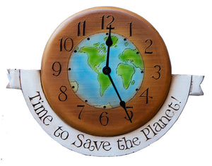 Planet Earth Clock    #509A