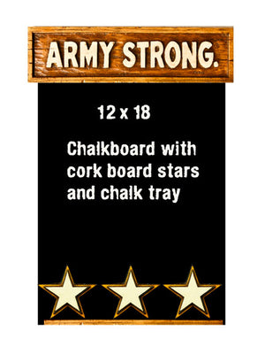 U.S. Army Chalkboard Kitchen Organizer