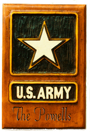 U.S. Army Personalized plaque for home or office