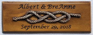 Wedding Infinity Knot Custom Sign