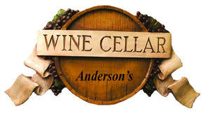 Wine Cellar Personalized Sign