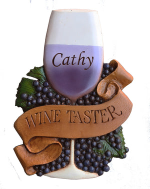 Wine Taster Personalized Sign # 775