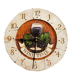 Wine Time Decor clock  #772