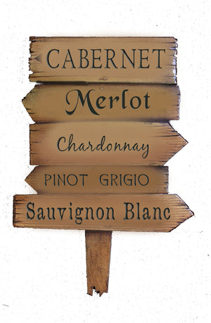 Wine Custom Road Sign