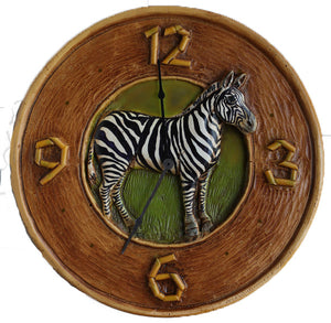 Zebra Decor Wall Clock
