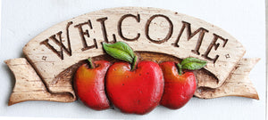 Apple Welcome Sign