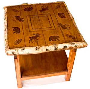 Bear Moose Accent End Table  item 1210A
