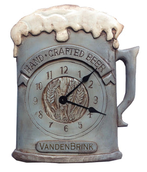 Beer Mug Personalized Clock