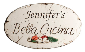 Bella Cucina Personalized Kitchen sign  item 696F