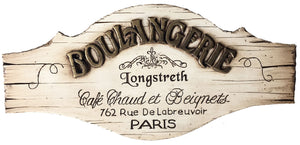 Boulangerie French Decor Personalized Sign