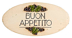 Buon Appetiio Italian Kitchen wall decor sign 641A