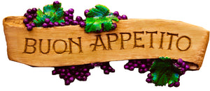 Buon Appetito Italian wall kitchen sign item 645C