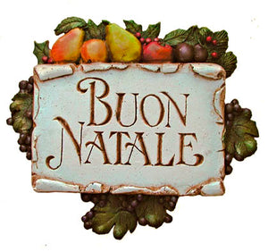 Buon Natale, Italian Merry Christmas plaque  item 246A