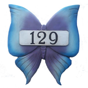 Butterfly Address or Name Sign