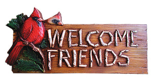Cardinals Welcome Sign for Your Home
