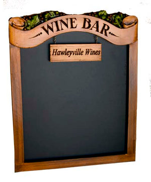 Chalkboard Customized for Restaurants and Bars and Wine Cellars