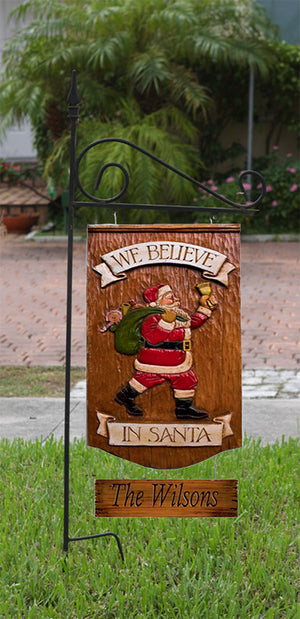 Christmas Yard Sign personalized with your name