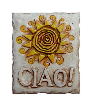 Ciao Sun Italian sign for Italian and Tuscan decor  item 643B