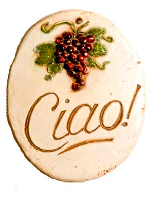 Ciao wall plaque for Italian Decor  item 643